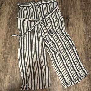Striped Pants Loft Petite